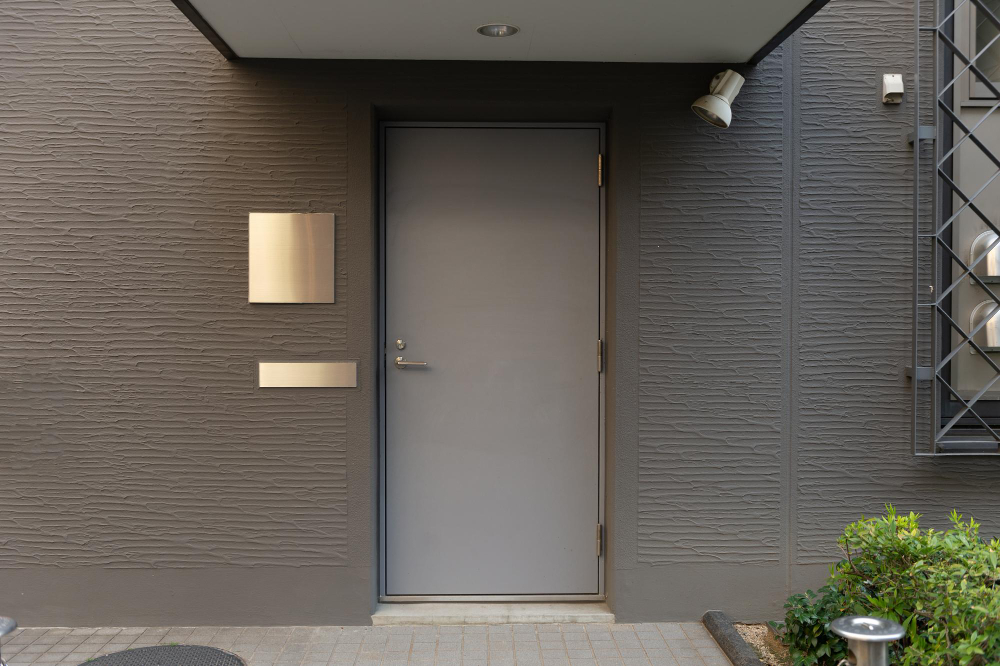 Elgin Solid Steel Front Door